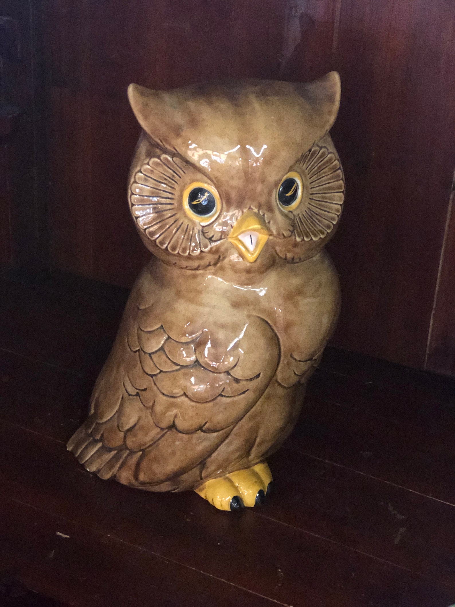 small ceramic owl figurines