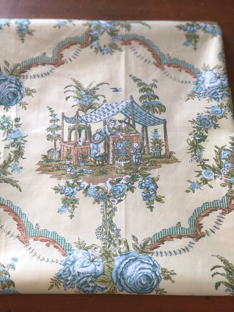 Coupon De Tissu Vintage Warner & Sons - Collection WESTON Lathbury Park, Coton Ameublement