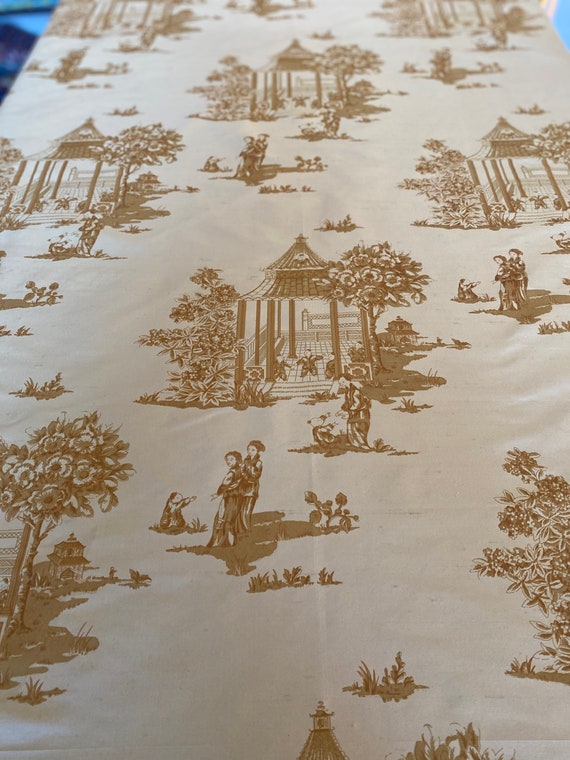Chinoiserie fabric on sale