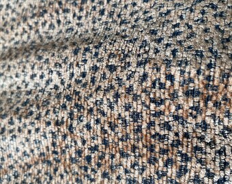 Vintage 1990s P Kaufmann Brown and Black Micro Cheetah Spot Fabric BTY, P Kaufmann Brown Micro Cheetah Fabric, Chenille Cheetah Fabric