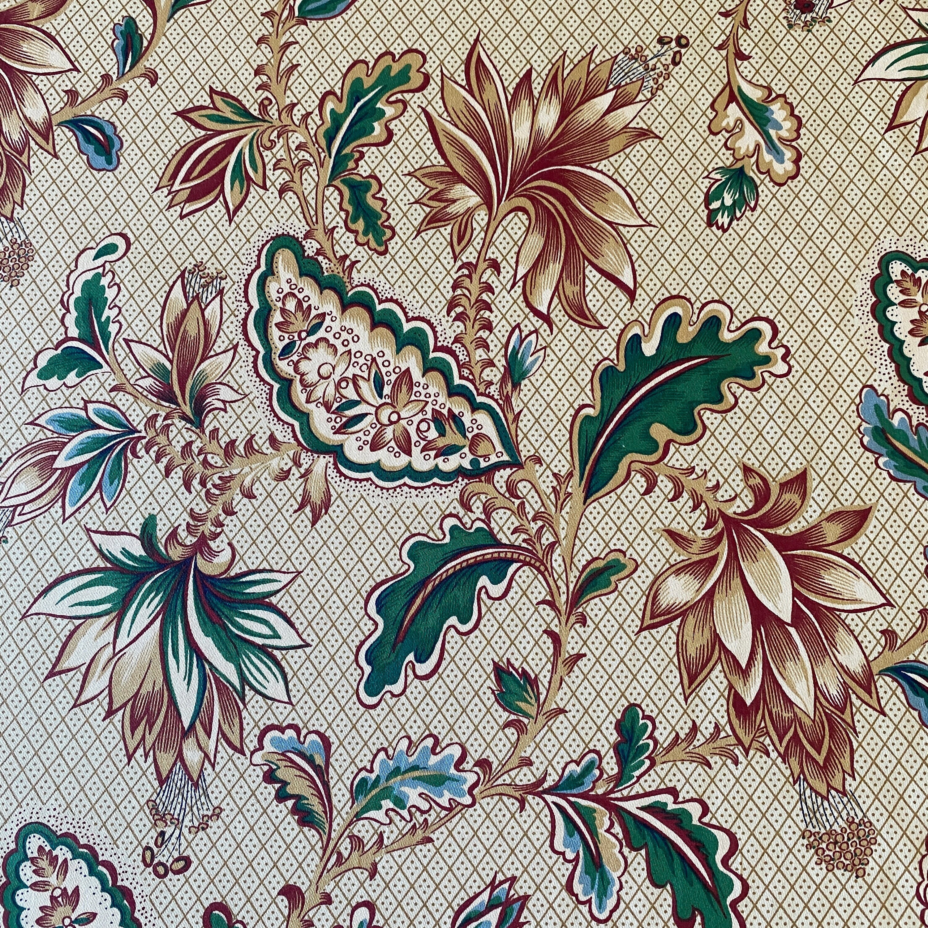 twentieth century fabrics テキスタイル Hamilton Fabrics Doe Run Antique Old World Tapestry Deer