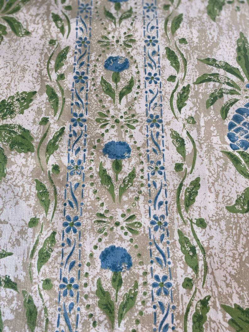 Vintage 1970s Greeff guilford Fabric Sample Etsy