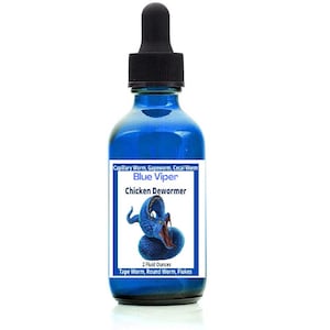 Blue Viper Gamefowl Chicken Poultry Dewormer in Water, Rooster, Hen,
