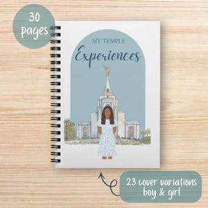 Temple Experience Journal | Printable PDF & Digital GoodNotes Journal | LDS Temple Journal | FSY Journal | Lds goodnotes
