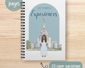 Temple Experience Journal | Printable PDF & Digital GoodNotes Journal | LDS Temple Journal | FSY Journal | Lds goodnotes