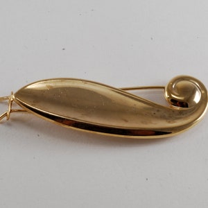 Vintage Hair Barrette Gold Tone Metal NOS Wire Clasp Hair Accessory