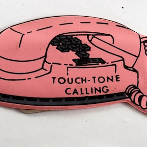 Vintage Kamm und Datei Set Touch Ton Anrufen Prinzessin Telefon Telefon Halter rosa