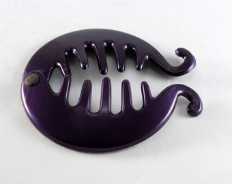 Peigne-Broche CARITA PARIS - Velours Noir - Thème Paris - Diadème - Neuf Sans étiquette