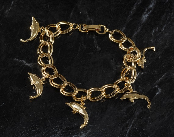 【VINTAGE HOLLYWOOD】Prism Chain Bracelet_VH2533BR070M Vintage Diamonds International Di Gold Tone Bracelet with