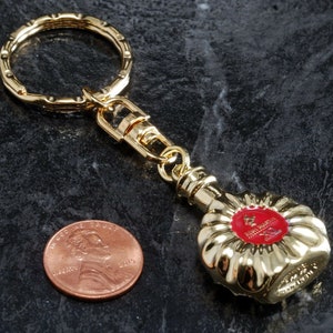 Vintage Key Chain Remy Martin XO Special Cognac Gold Plated Brass Key Fob NOS