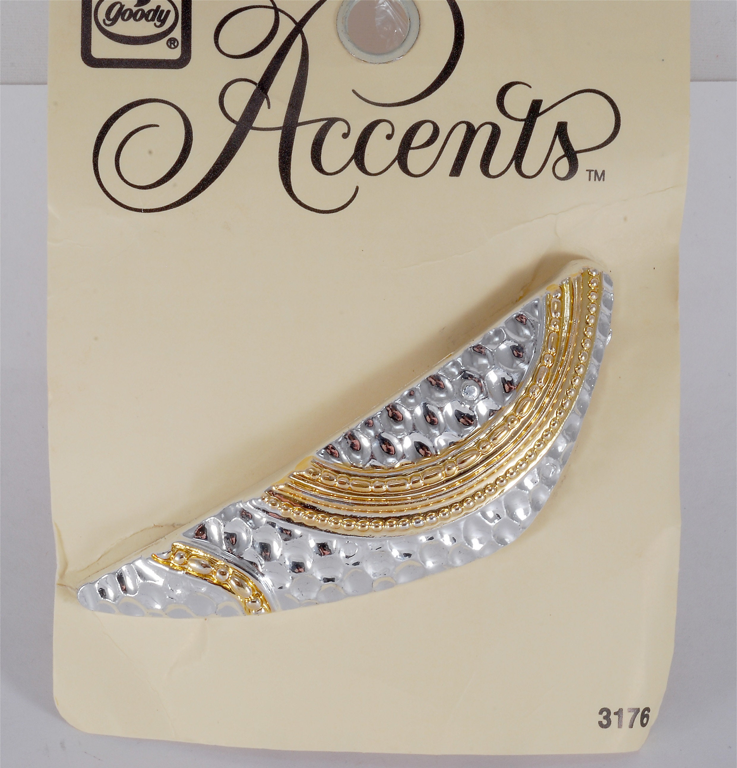 Vintage Goody Hair Barrettes Lot of 6 Gold Tone Metal 1980s Coquette Clip Pearls Vintage Goody Barrettes Indiana Women main image 3