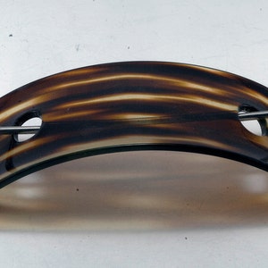 Vintage Large Tortoise Color Hair Stick Barrette
