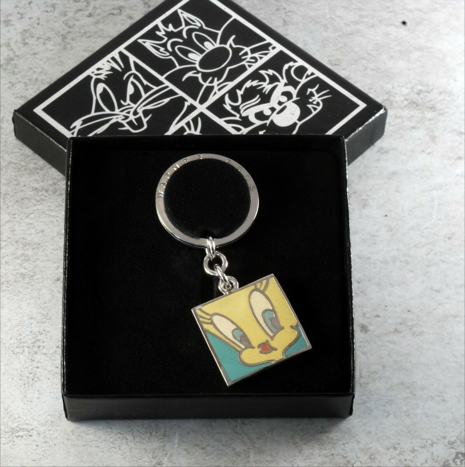 Vintage Key Chain Tweety Bird Looney Tunes Key Fob Accessory
