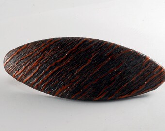 Vintage haarspeld ovale streep metalen haaraccessoire