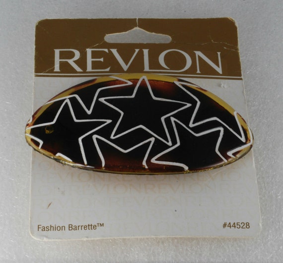 Vintage Revlon Hair Barrette 1997 New on Card Fas… - image 1