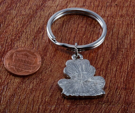 Vintage Skater Frog Ribbit Enamel Silver Tone Metal Key Chain