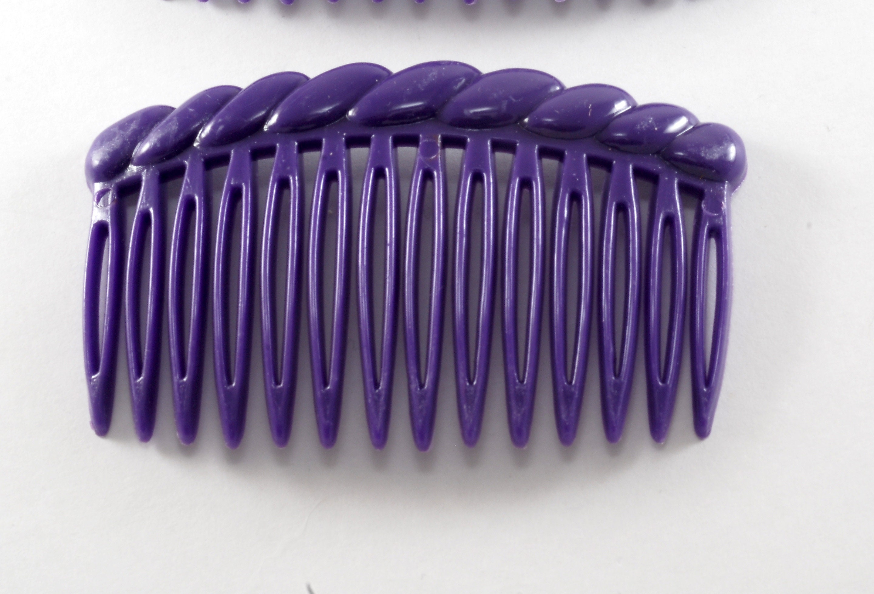 Vintage 80’s Hong Kong Purple Hair Comb Set Amazon.com : Hair Styling Comb Set, Teasing Brush, Rat Tail  main image 3