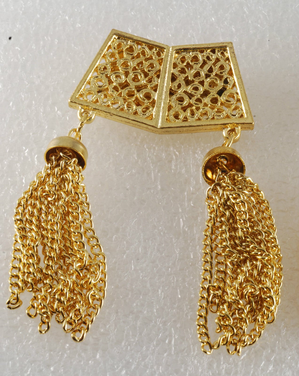 Gold Color Leaf Rhinestone Shoe Clips, Shoe Accessories