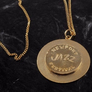 Collectible Vintage 1960's Newport Jazz Festival Necklace Jewelry