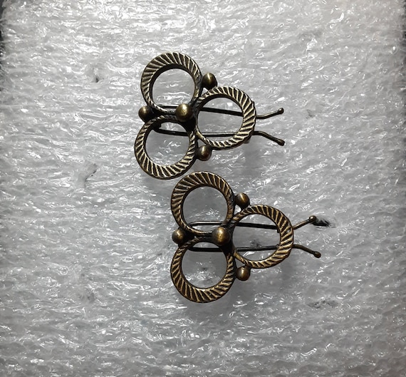 Vintage Hair Barrette Amazon.com : 4 Packs Vintage Gem Decorative Hair Barrettes  main image 3