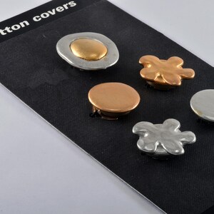ヴィンテージ The Limited Button 新品未開封 メタルボタンカバー 5個セット 1990年代