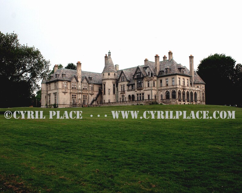 Dark Shadows Collinwood Carey Mansion Newport Rhode Island Color Photograph By Cyril Place image 1