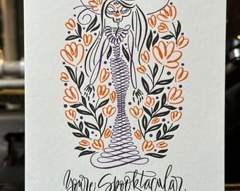 You're Spooktakular-La Catrina, Happy Halloween, Greeting Card, Halloween Card, Spooky Card