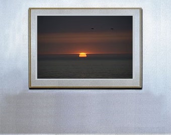 Smokey Sky Sunset Ltd.Edition Fine Art Photo Cambria By Michael Verlangieri