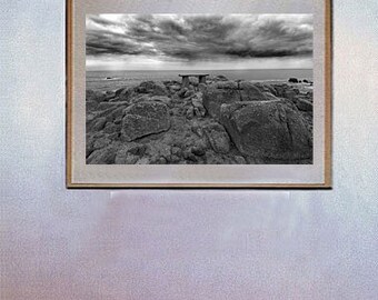 Altar at the Sea B\/W Fine Art Photo Pacific Grove By Michael Verlangieri