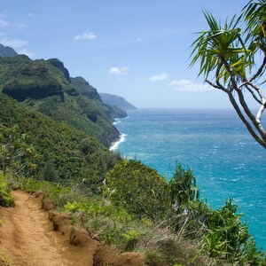 surf decor hawaiian decor hawaiian art surf board surf art Trail to Na Pali Coast Hawaii Fine Art Photo Kauai By Michael Verlangieri