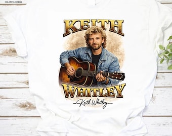 Keith Whitley T-Shirt: Country Music Unisex Tee (PNG Digital File)