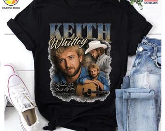 Keith Whitley T-Shirt: Country Music Unisex Tee (PNG Digital File)