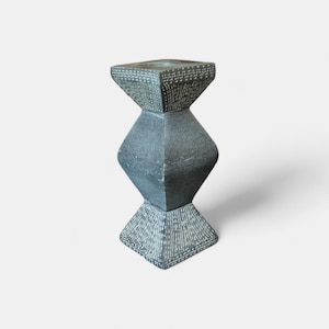 Stone Candle Holder – Unique and Handcrafted Gray-Green