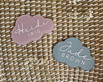 Personalised Birth Announcement Cloud