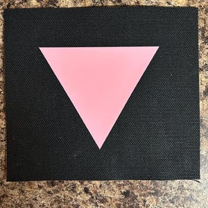 Pink Triangle Sew-On Patch