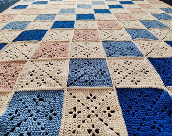 Cotton, Summer Lightweight Patchwork Quilt 160x200 cm