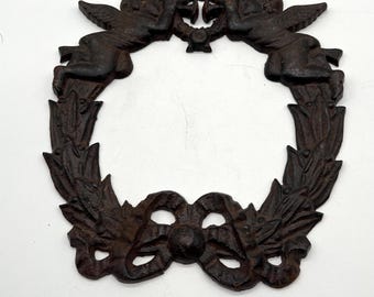 Victoriaanse stijl Cherub Angel gietijzeren krans kerstmuur deurdecoratie