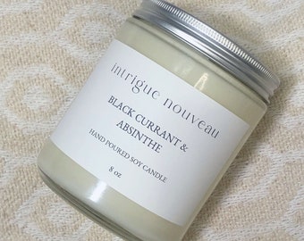 Black Currant and Absinthe Soy Candle