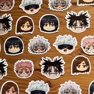 JJK Chibi Vinyl Sticker Set 1 | JJK fan art