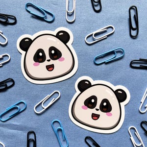 Panda Vinyl Sticker | süße Zeichnung