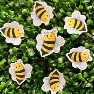 Biene Vinyl Sticker | süße Zeichnung