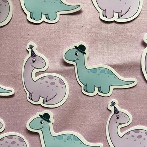Partydinos Vinyl Sticker | süße Zeichnung