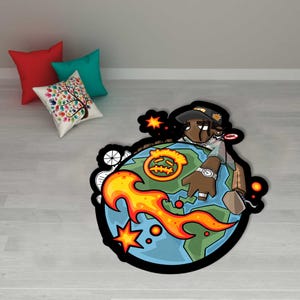 Glo GANG ラグマット Glo gang rug - Etsy 日本
