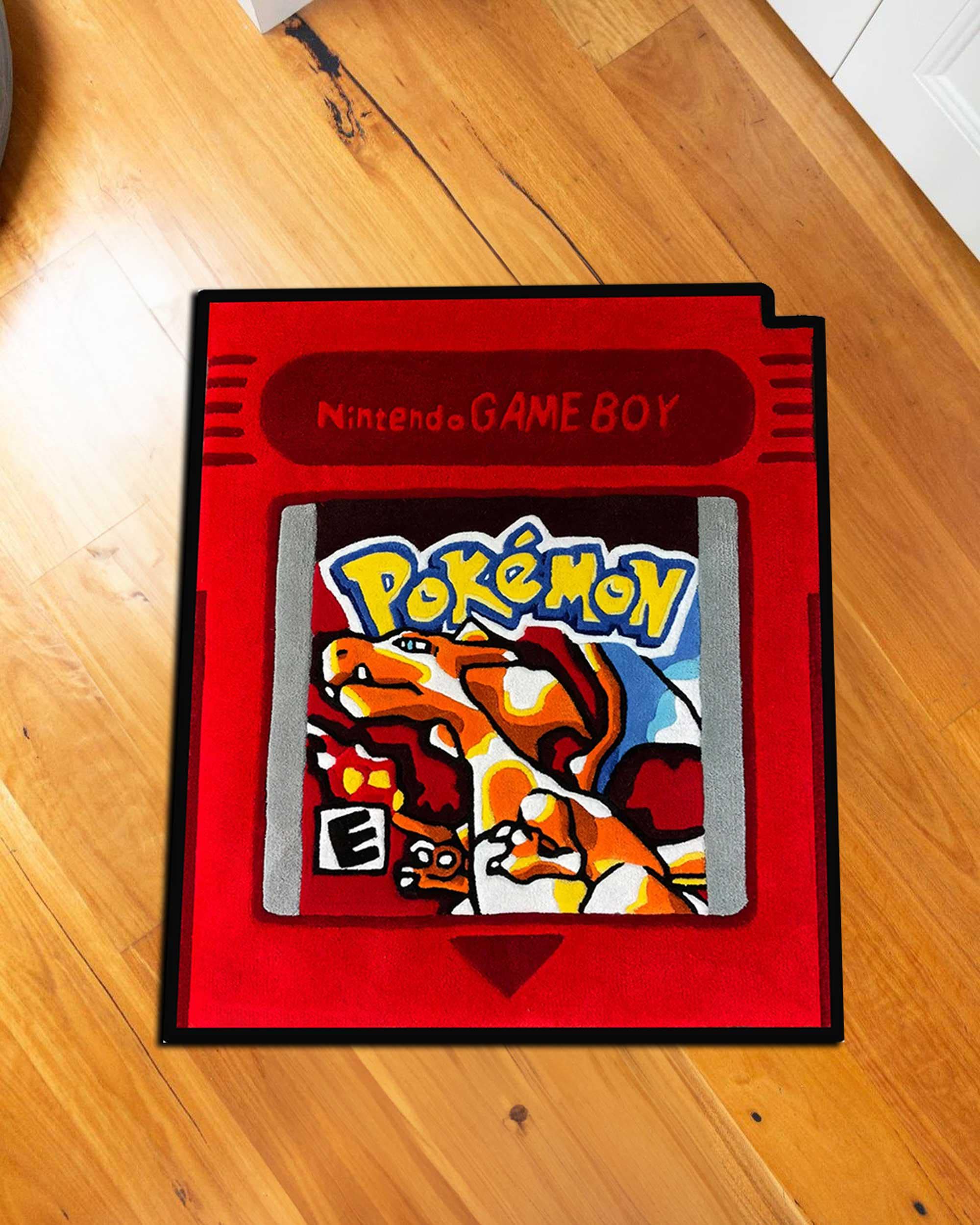 Nintendo Gameboy Cartridge-GBC Video Game rug,Red gameboy cartridge rug,Blue gameboy cartridge rug,Charizard rug,Ho-oh silver rug,custom rug