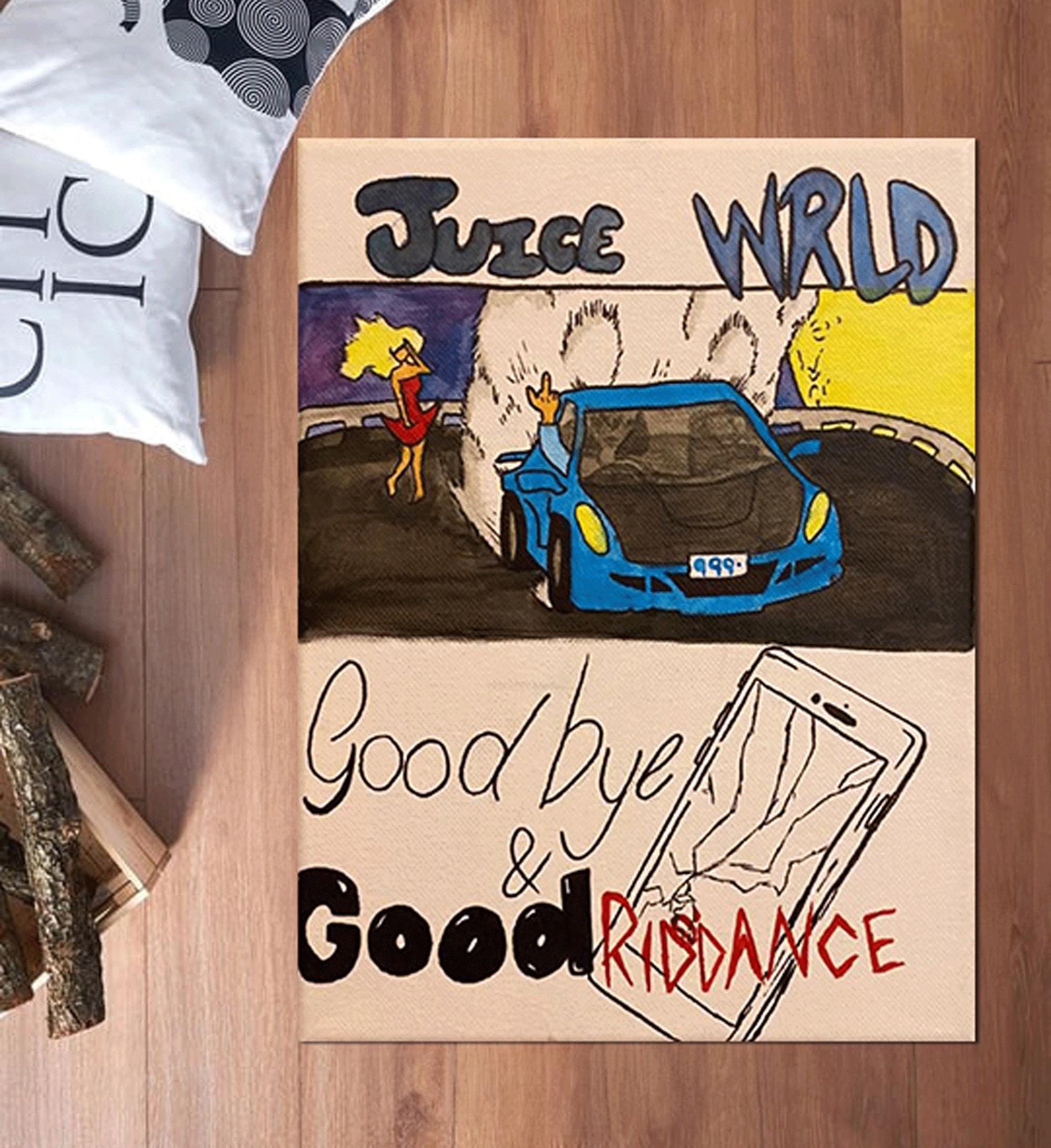 Juice WRLD 'goodbye & Good Riddance' Album Cover Car Rug - Etsy