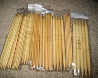 15 7/" inch Bamboo Knitting Needles Double pointed needle set DPN DP US 11 13