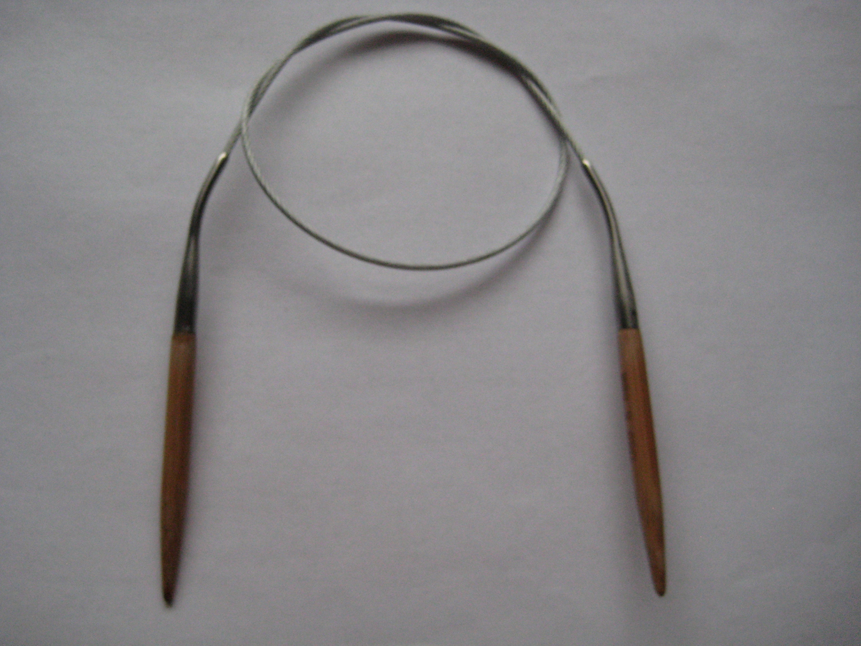 US 80 Size 40 Mm 1,6''/4 Cm Giant Circular Knitting Needles With Silicon  Tube. Big Wooden Needles for Extreme Knitting. 