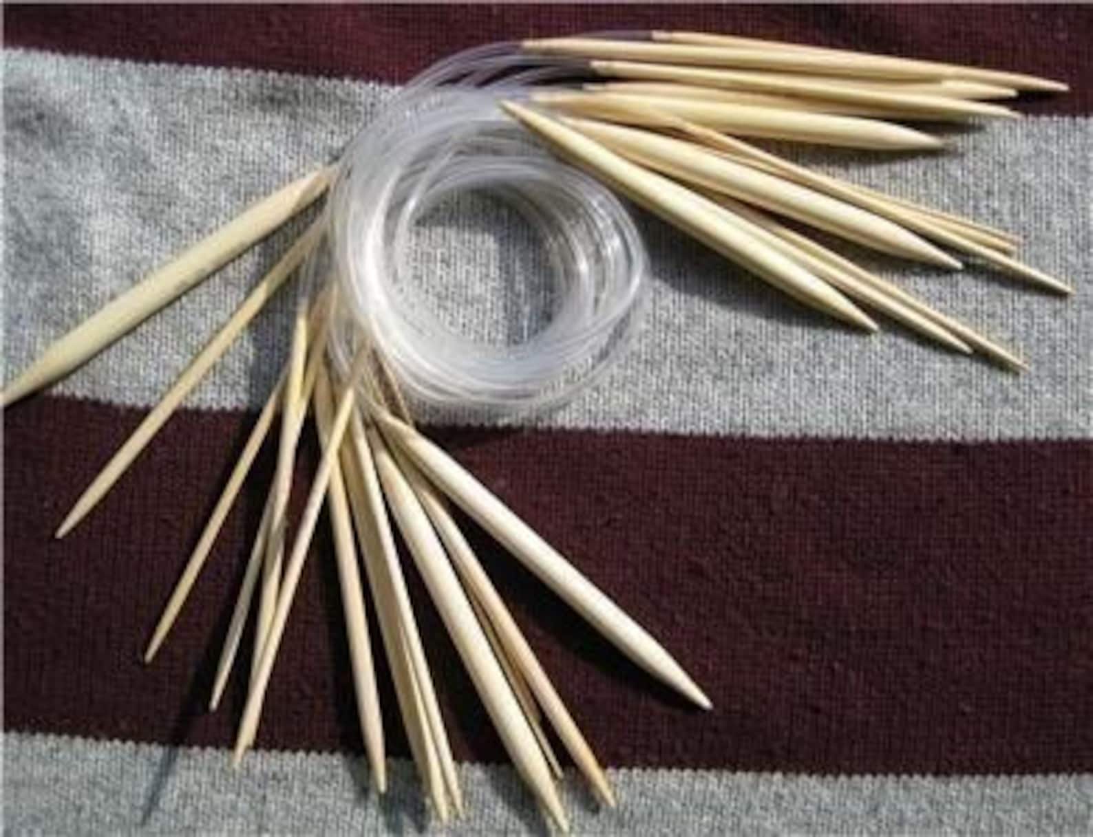 Very nice 15 size bamboo circular knitting needles US 015 Etsy