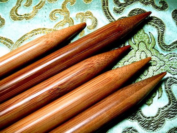 BIG Size 10 Inch Double Pointed Bamboo Knitting Needles Dpsize Us 11, 13  and 15 get Total 15 Needlesalso 8 , 7, 6 or 5 Inches Available. 