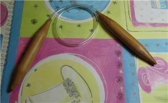 Bamboo Circular Knitting Needles 16 Inch US 19 15mm Hand Made With Premium  Usa-made Tubing 